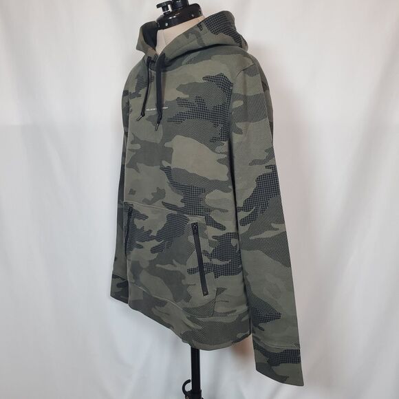 Hollister California Men’s Pullover Hoodie Medium Camouflage Cotton Blend - Picture 6 of 12